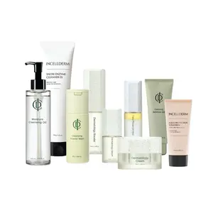Incellderm Signature RIMAN Ritual Skincare Collection with Snow Enzyme Cleanser EX & Moisture Cleansing Oil for Radiant Skin Care Vegan Superfood Face & Hand Care Set - Moisturizer Hydrate Moisturizing