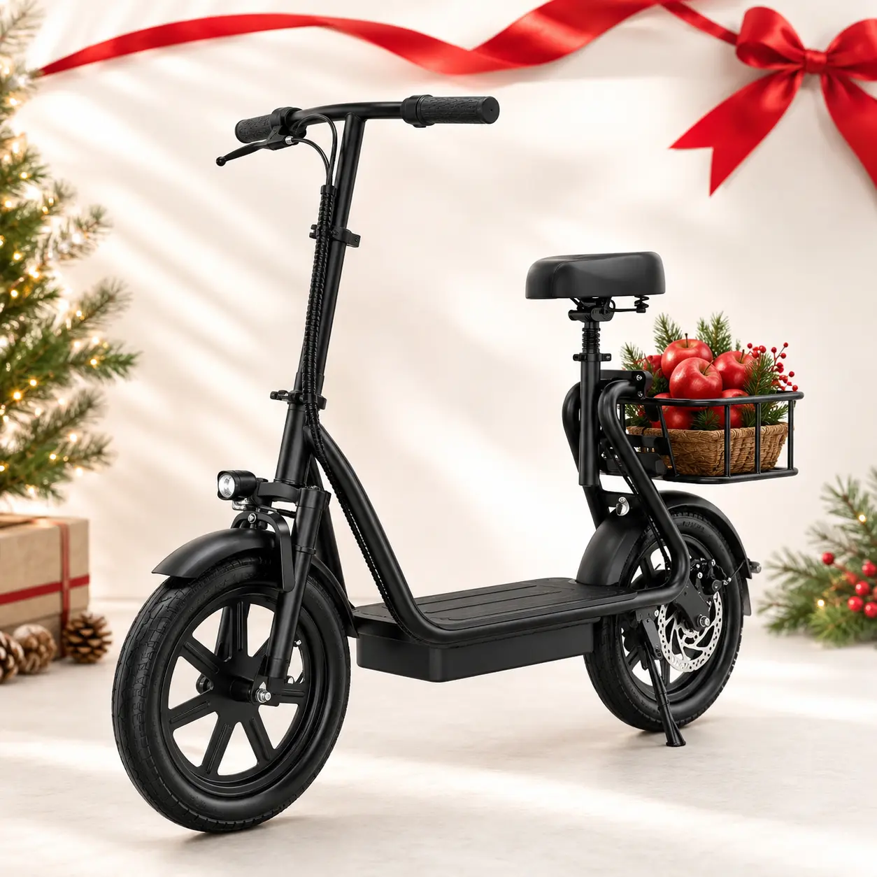 Electric Scooter, 500W Motor, Top Speed 22 MPH, Long Battery Life, 22-28 Miles per Charge, LCD Display, Dual Braking System Commuter Scooter for Adults.SummerWins,Father's Day Gife