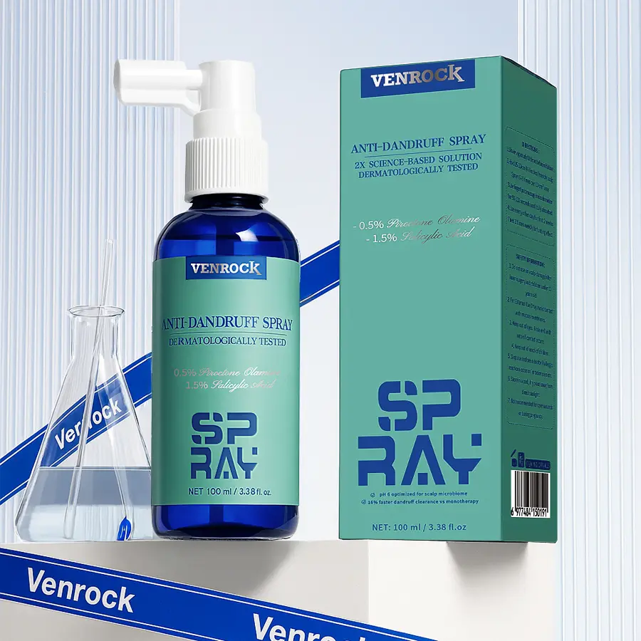 Instant Scalp Relief Spray Eliminates Flakes Calms Itchy Oily Scalp With Salicylic Acid Lightweight Non Greasy Daily Hair Care For Women