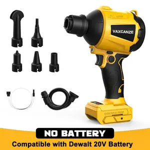 (No Battery)Cordless Dust Blower Compatible with Dewalt 20V Battery, Leaf Blower Brushless Handheld Sawdust Blower 447 MPH/39 CFM for Garages, Sawmill Room, Workshop Cleaning