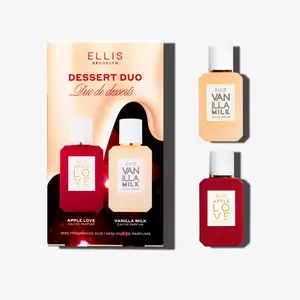 ELLIS BROOKLYN Dessert Duo Mini Perfume Duo - Apple Love & Vanilla Milk Eau de Parfum 2 x 7.5ml Mini Glass Dabber Bottles