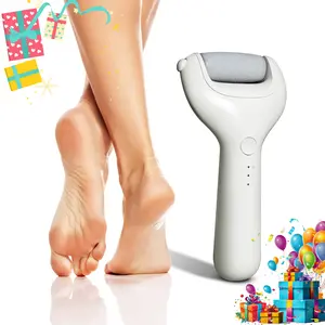 Portable Electric Foot File USB Rechargeable Pedicure Machine for Men & Women Winter Gift Callus Remover Stocking Fillers Nail Art Cutics Calloused Skin New Year Gift