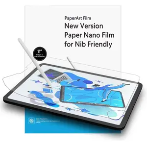 [2 Pack Paperfeel Screen Protector Compatible with iPad Pro 11 (2022&2021&2020&2018)/ iPad Air 5th & Air 4th Generation(10.9 Inch), Crafted for Natural Writing, Anti Glare, Easy Installation