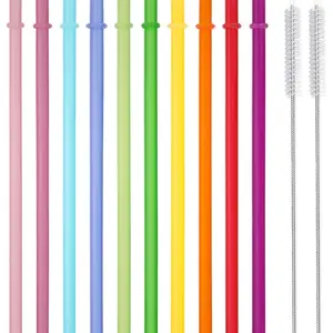 Color drinking straws
