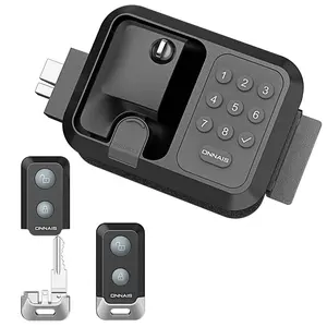 ONNAIS RV Keyless Entry Door Lock, Full Metal Smart Lock with Keypad & Remote for Campers, Travel Trailers & RVs