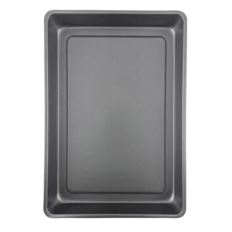 Nonstick Steel Lasagna Pan - 10.5 in x 15.4 in Rectangle Baking Pan for Pasta, Baked Dishes