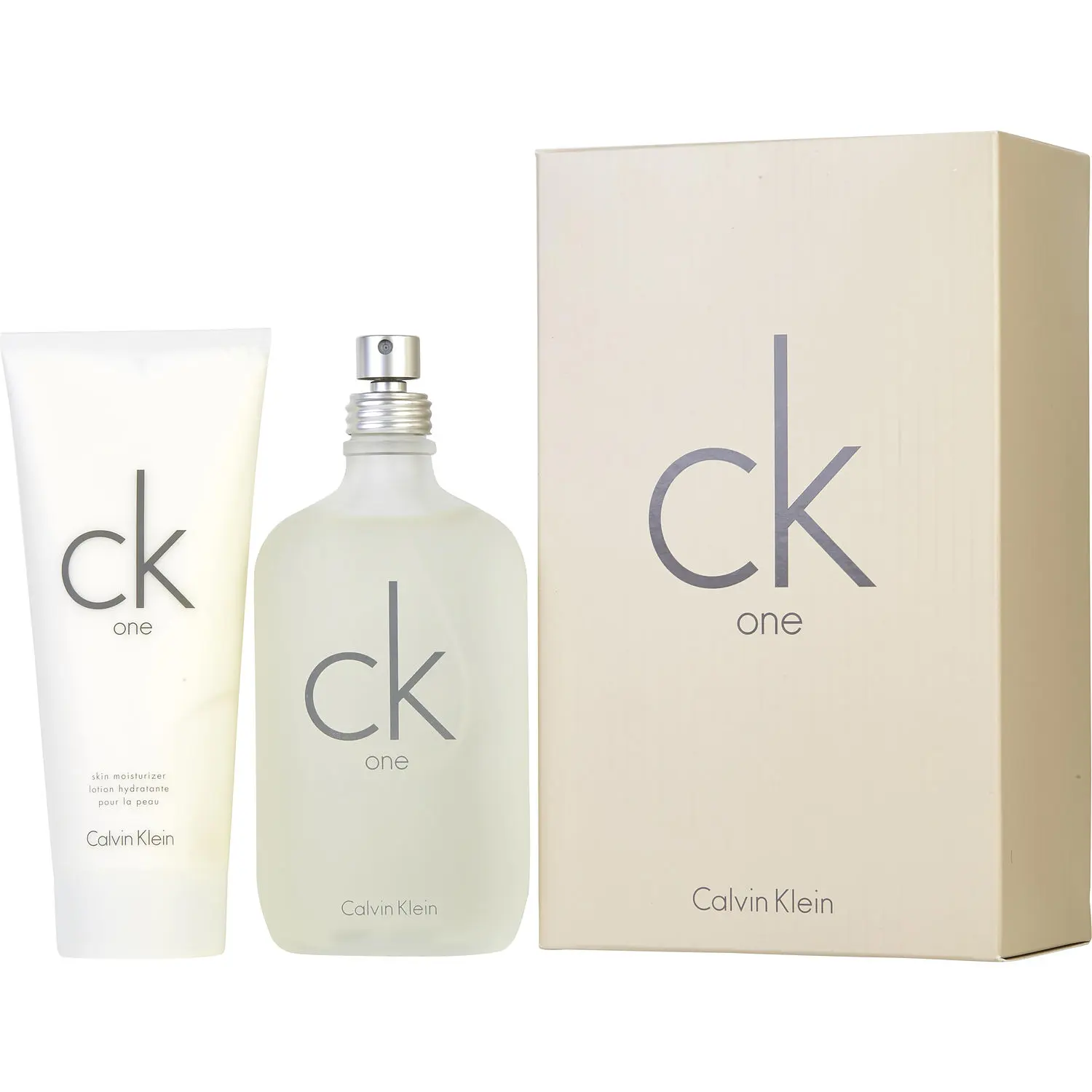 Ck One Set-Edt Spray 6.7 Oz & Skin Moisturizer 6.7 Oz For Unisex