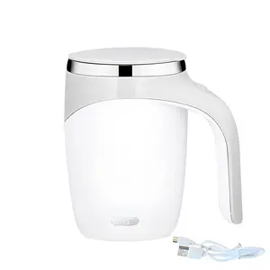 Portable Automatic Magnetic Stirring Coffee Mug Rechargeable 304 Stainless Steel Electric Mixing Cup Self Mixing Coffee Tumbler TWISTER.CK