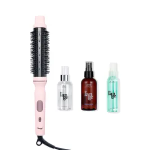 L'ANGE HAIR - Glam Me Up Value Set - GlamWave Thermal Ionic Brush, Salt + Séa Texturizing Spray 4oz, Rival Heat Shield 4oz, Manage Marula Oil Hydrating Spray 4oz