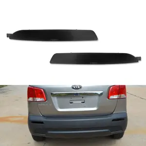 2pcs Smoke Lens Rear Bumper Bar Reflector Light Kit For 2011 2012 2013 Kia Sorento,Replace OEM 924061U200, 924051U200