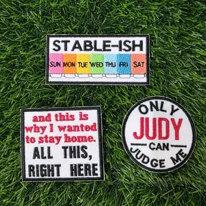 Funny Embroidered Iron-on Patches