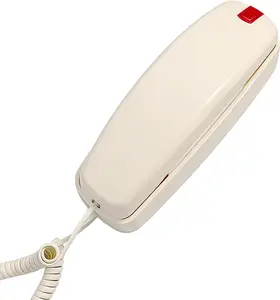 Landline Phones for Home, Corded Phone Requires No Power, Vintage Princess Phone Features Backlit Buttons, Works During Power Outages, Volume Control, Retro Wall Phone - Beige Telephone