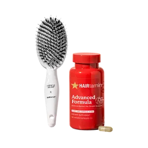 HAIRtamin - Advanced Formula & Miracle Brush Bundle