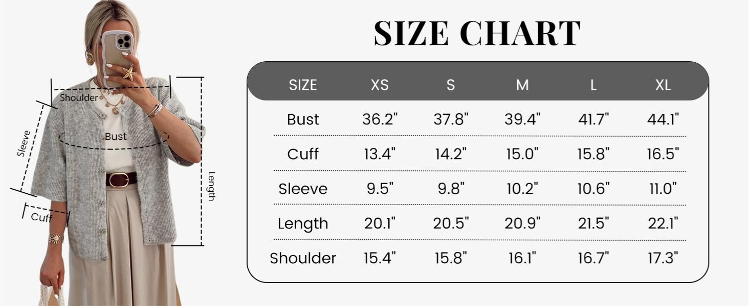 Ommig Women's Short Sleeve Cardigan Sweaters Crew Neck Soft Ribbed Knitting Button Down Tops Lightweight Breathable Summer Layering Cover Up Knitwear Top Flattering Fit for Casual Office Work Travel Springfresh Womenswear #SpringStatements