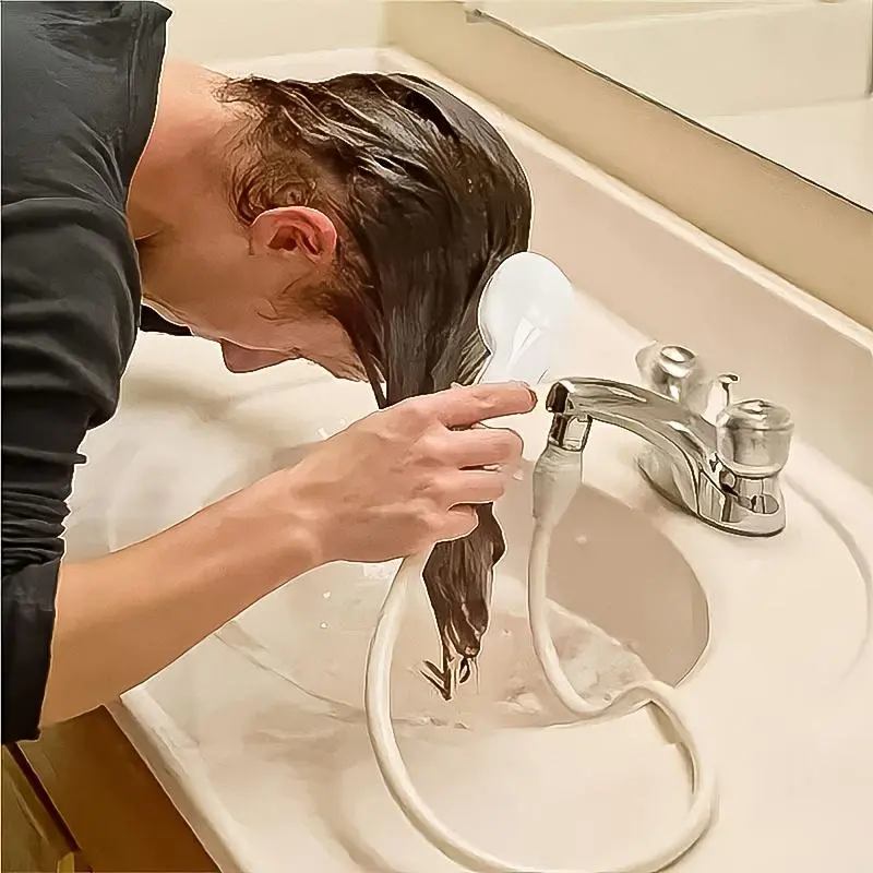 1Pc pet shower dog multi-functional quick connection nozzle animal cleaning products simple bath nozzle flower, multi-functional faucet, shower nozzle convenient and easy to install