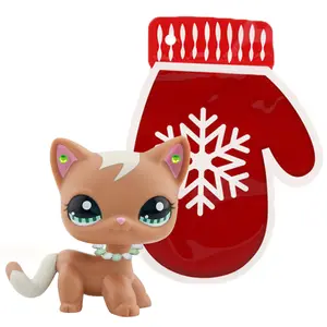 Mini Pet Shop Shorthair Cat Multi Item Party Gift Pack,Shorthair Cat Mini Cat Pets with Cute Accessories,Collectible Imagination for LPS Shorthair Cat,Birthday Christmas Halloween Gift,Cute Animal Design Figures