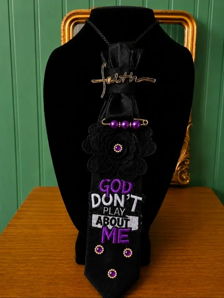 God Don't Play About Necklacetie