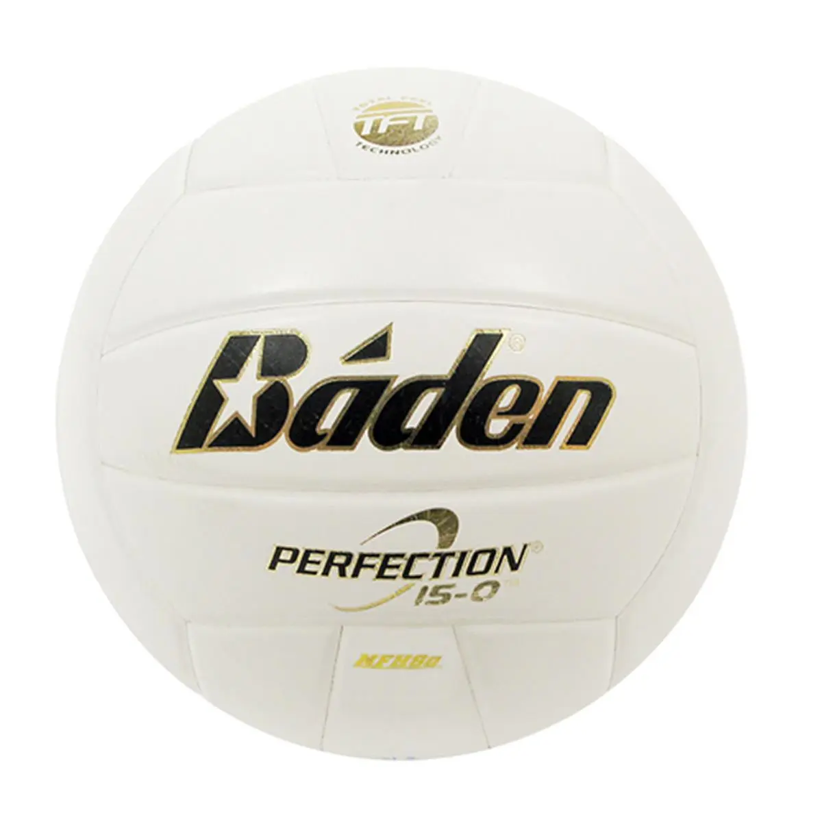 Baden Perfection Set Volleyball - Unisex Classic Volleyball with Full Grain Leather Construction, Blue-White-Gray Color Scheme, Butyl Bladder, Total Feel Technology, 1.15Lbs Weight