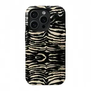 Zebra Print Protective Phone Case for iPhone 17 Pro Max 16 15 14 13 12 Samsung S26 S25 Ultra plus S24 S23 S22 Dual Layer Shockproof Cover with Polycarbonate Shell & TPU Lining Smartphone Protection Casing