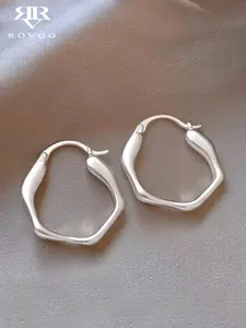 Women's Elegant Geometric Metal Ear Cuffs, Vintage Fashion Jewelry, High Quality Earrings, All-Season Accessory, No Choking Hazard, Classic Style