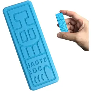 3D Printed Fidget Slider – Adult Fidget Toys for Stress Relief, Smooth Push Card with Satisfying Click Sound & Tactile Feedback, Unique EDC Desk Toy for Focus