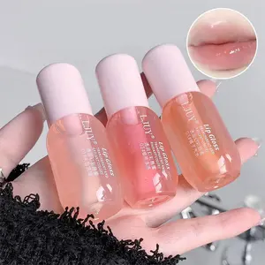 Moisturizing Lip Serum Set - 3Pcs Hydrating Plumping Lip Oil for Dry Cracks Clear Juicy Lip Gloss Gentle Moisturizer Gift for Girls Women Lip Oil Stick Lip Stain Glaze Skincare Hydrate Lip Plumpers Lip Plumper Lip Balm Gentle Moisturizer Moisture Nursing