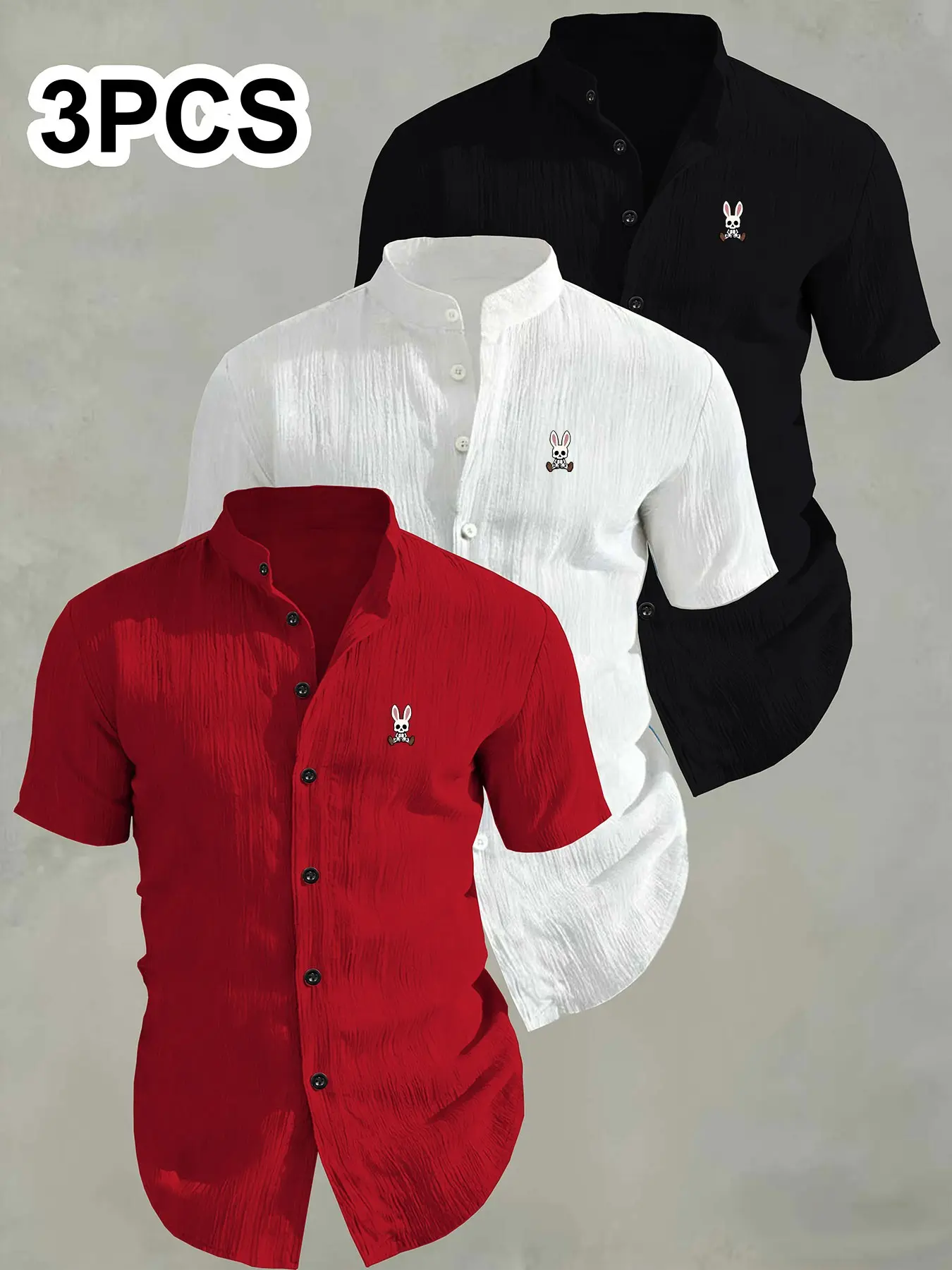 Men's Summer Short Sleeve Print Shirt, Lightweight Breathable Button-Up Top, Casual Summer Streetwear Beach & Pool Wear for Swimming and Leisure