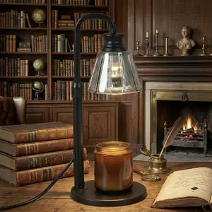 Candle Warmer Lamp - Height Adjustable, Flameless Scent Warmer for Wax Melts - Home Decor Light for Living Room, Bedroom