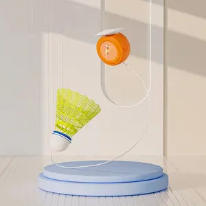 Badminton Training Device, 1 Set Hanging Badminton Training Device, Automatic Rebound, Indoor Home Fitness Equipment for Badminton Lovers