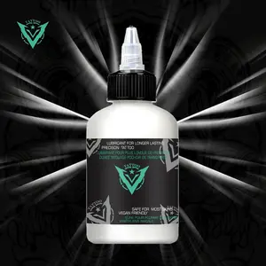 Raeleneynq 4oz Professional Tattoo Stencil Transfer Gel - Non-Toxic Non-Irritating Vegan, Fast Drying Long Lasting Clear Sharp Lines, Little Gel Needed, Works with All Transfer Papers for Tattoos, Temporary Tattoos & Body Painting