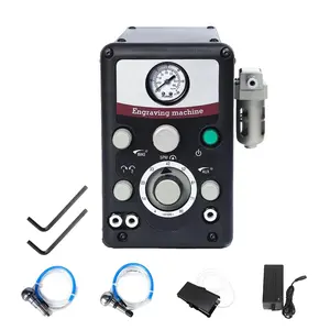 Dual-Head Pneumatic Jewelry Engraver | 400-8000 SPM, 2 Graver Heads for DIY Jewelry & Metal Crafting
