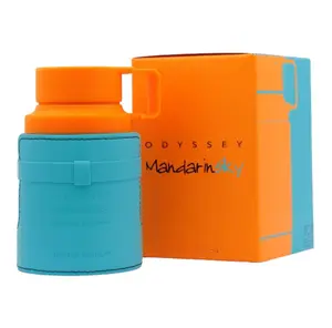 Armaf Odyssey - Mandarin Sky Limited Edition Men's EDP Spray (3.4 oz), Daily Wear, Citrus Blend Aromatic Woody Fragrance, Zesty Tangerine Scent, Spray-On, Fragrant, Longlasting, Masculine, Spray-On Men's Fragrance, Fragrant Men's Fragrance