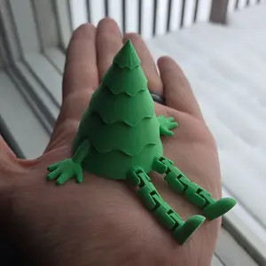 Flexi Toy Decorative Miniature with Flexible Legs - Christmas Tree