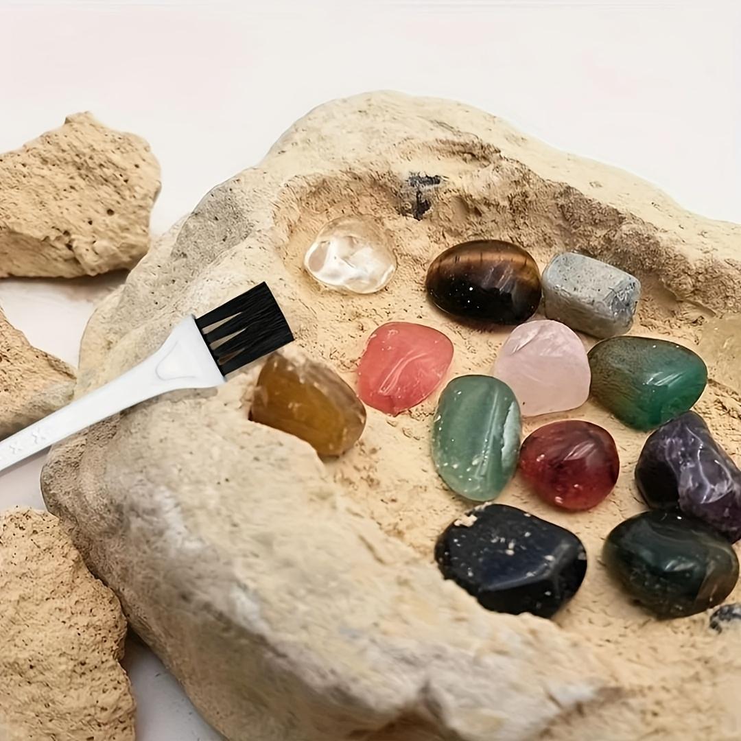 DIY Rock & Mineral Excavation Kit -, Perfect Gift for Archaeology Enthusiasts, Ideal for Halloween, Christmas & Thanksgiving, Jewelry Patterns，Beading&Jewelry Makin home decor