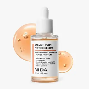 NIDA Salmon PDRN Peptide Serum – Wrinkle Reduction, Firming, Hydrating & Barrier Repair | Korean Anti-Aging Serum with Salmon PDRN & Peptide