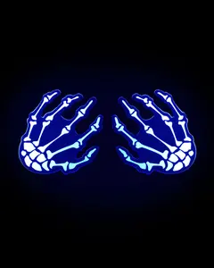 Pastease Glow in the Dark Skeleton Hands Pasties