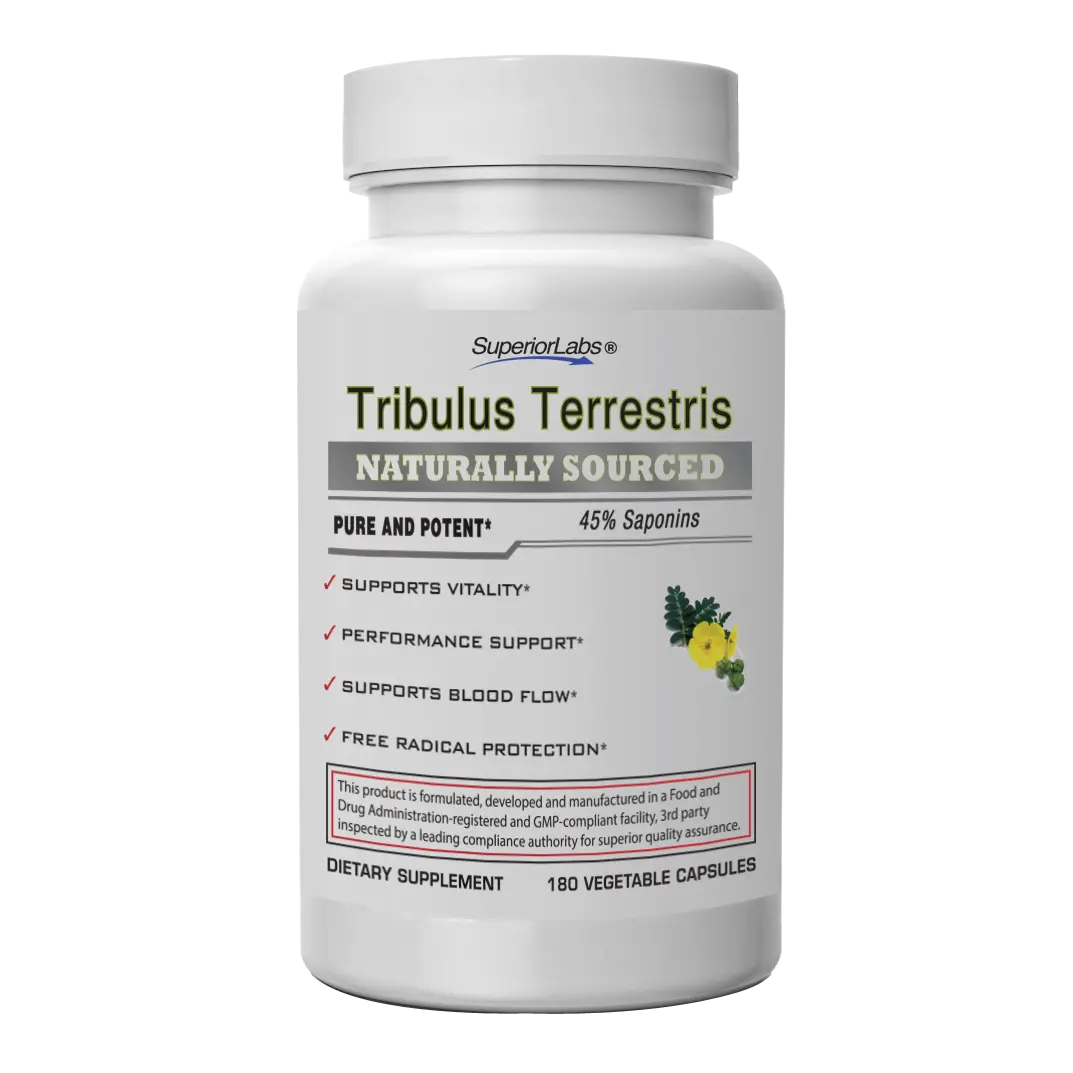 Superior Labs Tribulus Terrestris - Whole Herb Gokshura for Vitality & General Well-being