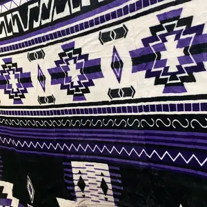 YASMIN Purple QUEEN size blanket.