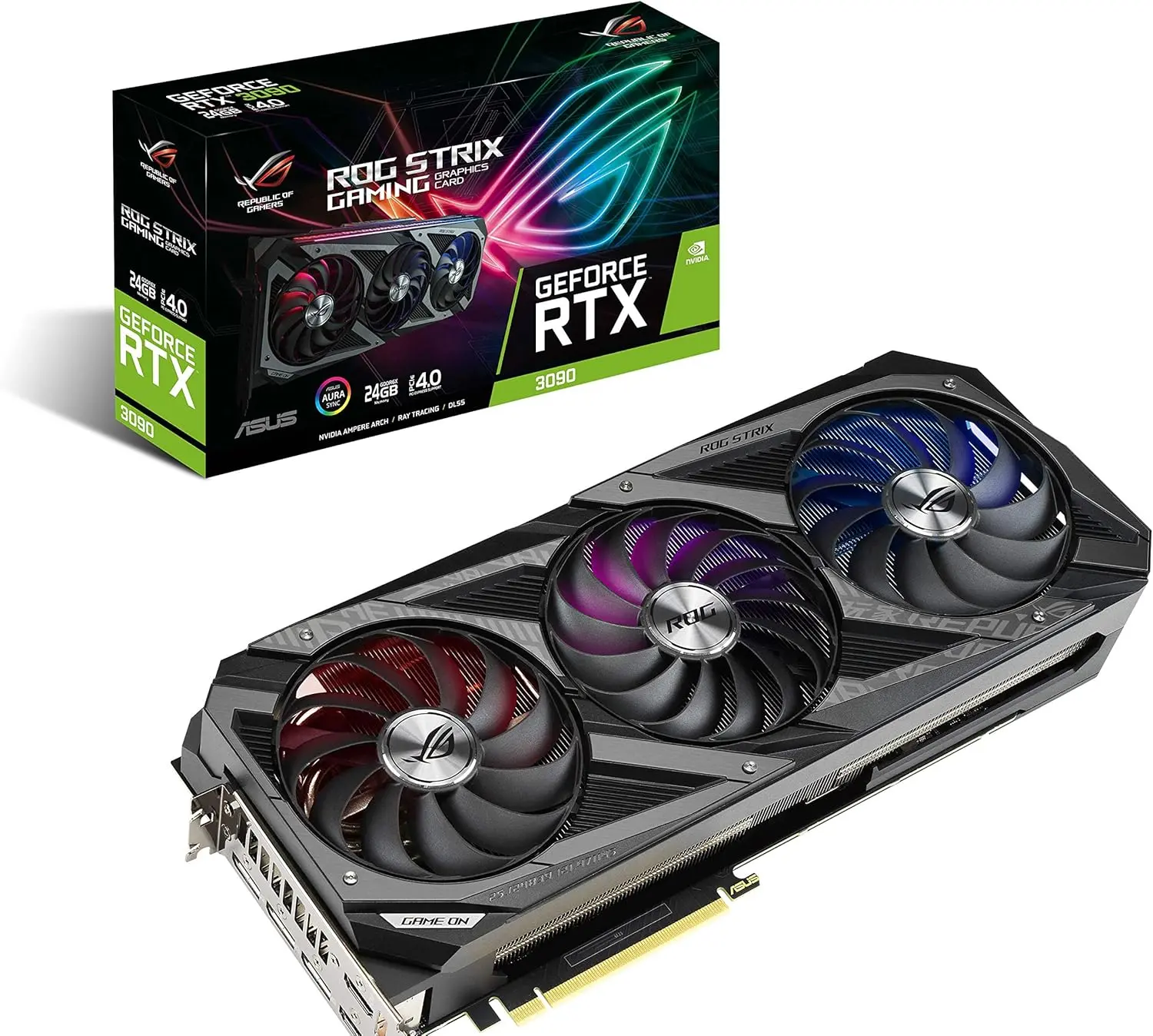Strix Nud aSuS NVIDIA GeForce RTX 3090 Gaming Graphics Card- PCIe 4.0, 24GB GDDR6X