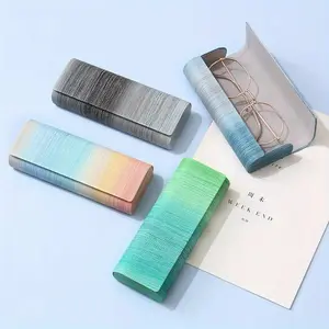 4pcs/ set Glasses Case Hard Case, Portable Glasses Box, Hard Shell Glasses Case with Cleaning Cloth, Glasses Case Box for Glasses and Sunglasses, Suitable for Women, Men