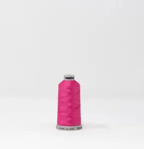 Madeira Polyneon Machine Embroidery Thread Ref. #1990, Hot Pink Rose #40, 1100 Yards Spool