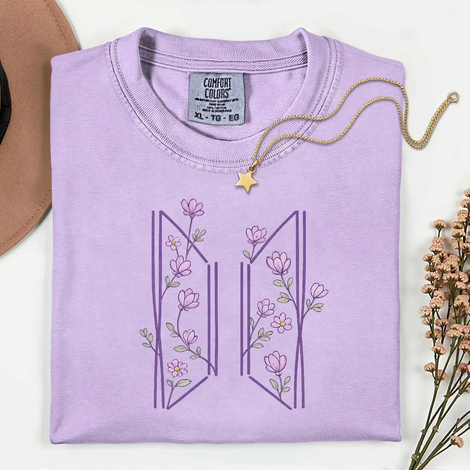 World Tour Arirang Shirt, Gift for ARMY, KPop Fan Merch, Concert Tee, Floral Shirt