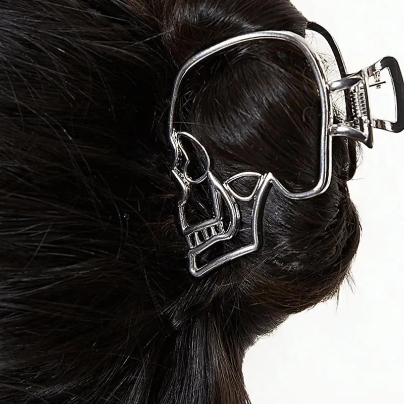 Skull Claw Clips, Hair claws, Y2K Style, Suitable For Women Festival, Christmas, New Year And Daily Wear, Hair Clips Metal, Non-Slip Hair Accessories, For Secure Hairstyles And Decorations, Christmas Gift, New Year Gift, Festival Gift