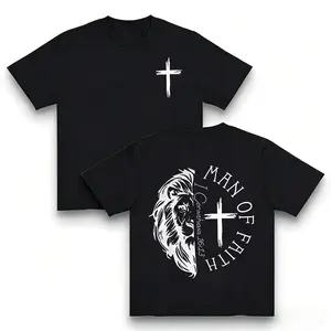 SAND Christian Lion Cross Hoodie Man of Faith 1 Corinthians 16:13 Religious Bible Verse Apparel for Men Women Everyday Streetwear Outfit Classic Fit 50/50 Cotton Polyester Material Long Sleeve summervibes Graphic Casual....