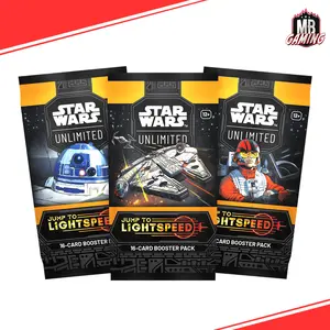 Star Wars: Unlimited - Jump to Lightspeed - Booster Pack (x3) - LIVE