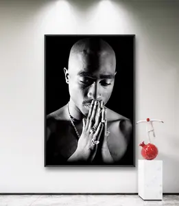 Tupac Shakur Print, 2pac Poster, American Rapper, Rap Music Poster