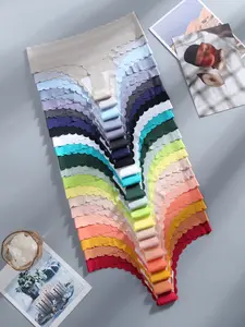 Women's Soft Comfortable Quick Dry Breathable Underwear Multi-pack for Yoga Sports Thongs Comfy Seamless Panties Low Waist Knitted Fabric Minimalist Style Everyday Womenswear Gym