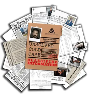Unsolved Murder Mystery Cold Case Game – Edward Munst Cold Case Files | Detective Date Night & Party Game
