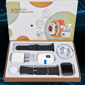 Multi-Purpose Smart Accessory Bundle, Premium Smartwatch Matched with Bluetooth Headphones, Comes with 20W Rapid Charger and Type-C Cable, Built-in Audio Function, Compact Portable Chargable Wearable Kit