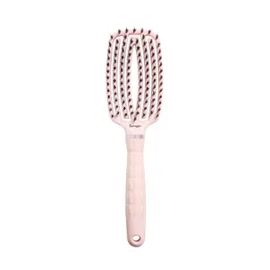 L'ANGE HAIR - Detangling Vented Paddle Brush with Nylon & Boar Bristles | Glides Through Tangles on Wet or Dry Hair | Tames Flyaways & Frizz | Reduces Breakage & Damage | For All Hair Types